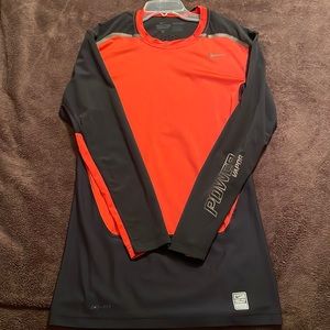 Boys Nike Pro Combat Dri-Fit Long-sleeve Compression Shirt